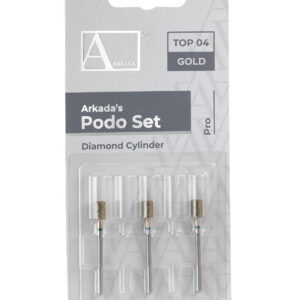 Arkada's Podo Set Top 04 Gold (frez walec diamentowy)